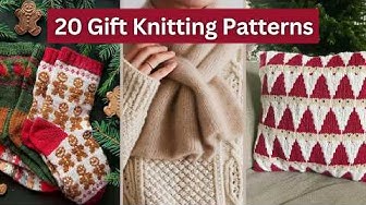 YouTube post by @AnnikaRPFA for Skillshare. Caption reads: The Ultimate Gift Knitting Guide: 20 Stunning....