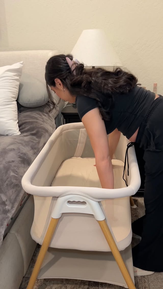 Instagram post by @brianavivian for Newton Baby. Caption reads: Safe sleep brings peace of mind with Newton Baby’s....