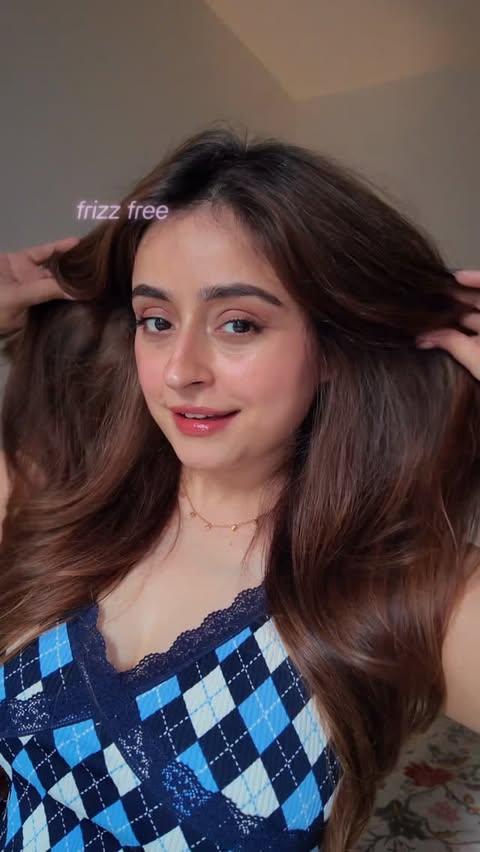 Instagram post by @vitastabhat for BBlunt. Caption reads: A little GRWM because my hair was fully in chaos....