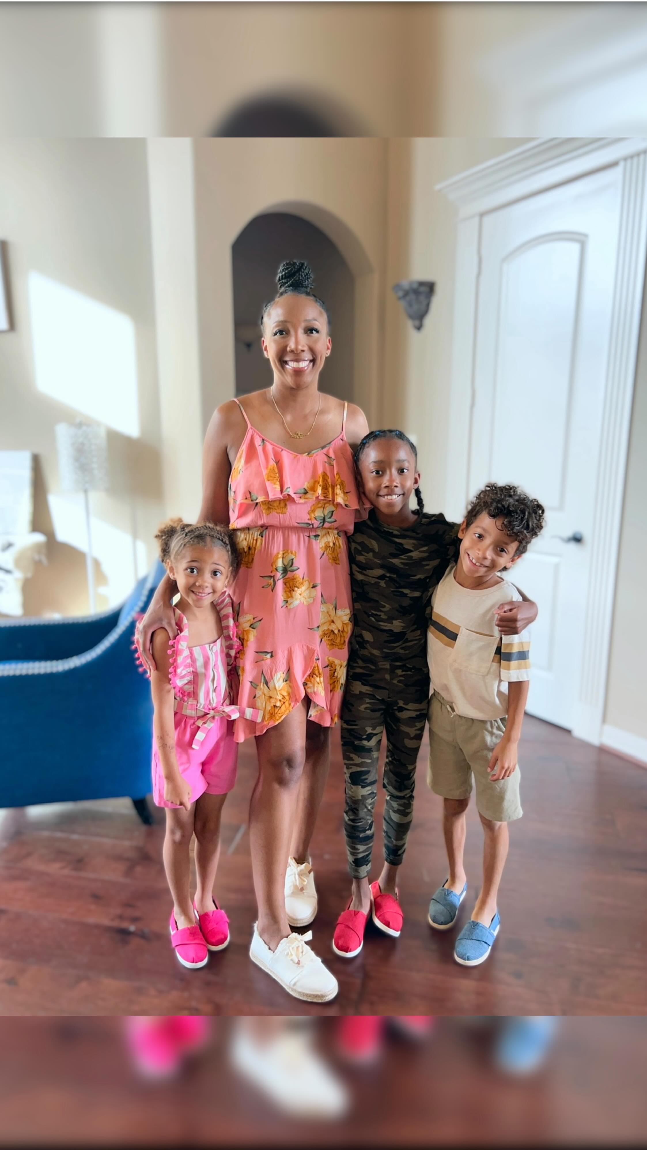 Instagram post by @ryanchloee for TOMS. Caption reads: We’ve stocked up on our @TOMS shoes, so the entire....