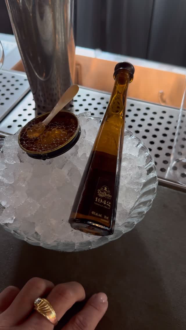 Instagram post by @khanhong for Don Julio. Caption reads: Still not sure how I got this job… but this week I....