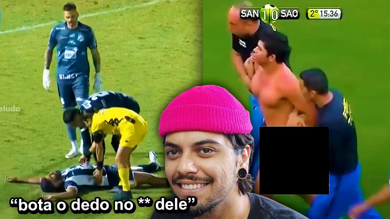 YouTube post by @DanielPinheiroo for Emma Colchon. Caption reads: Brazilian football out of context.