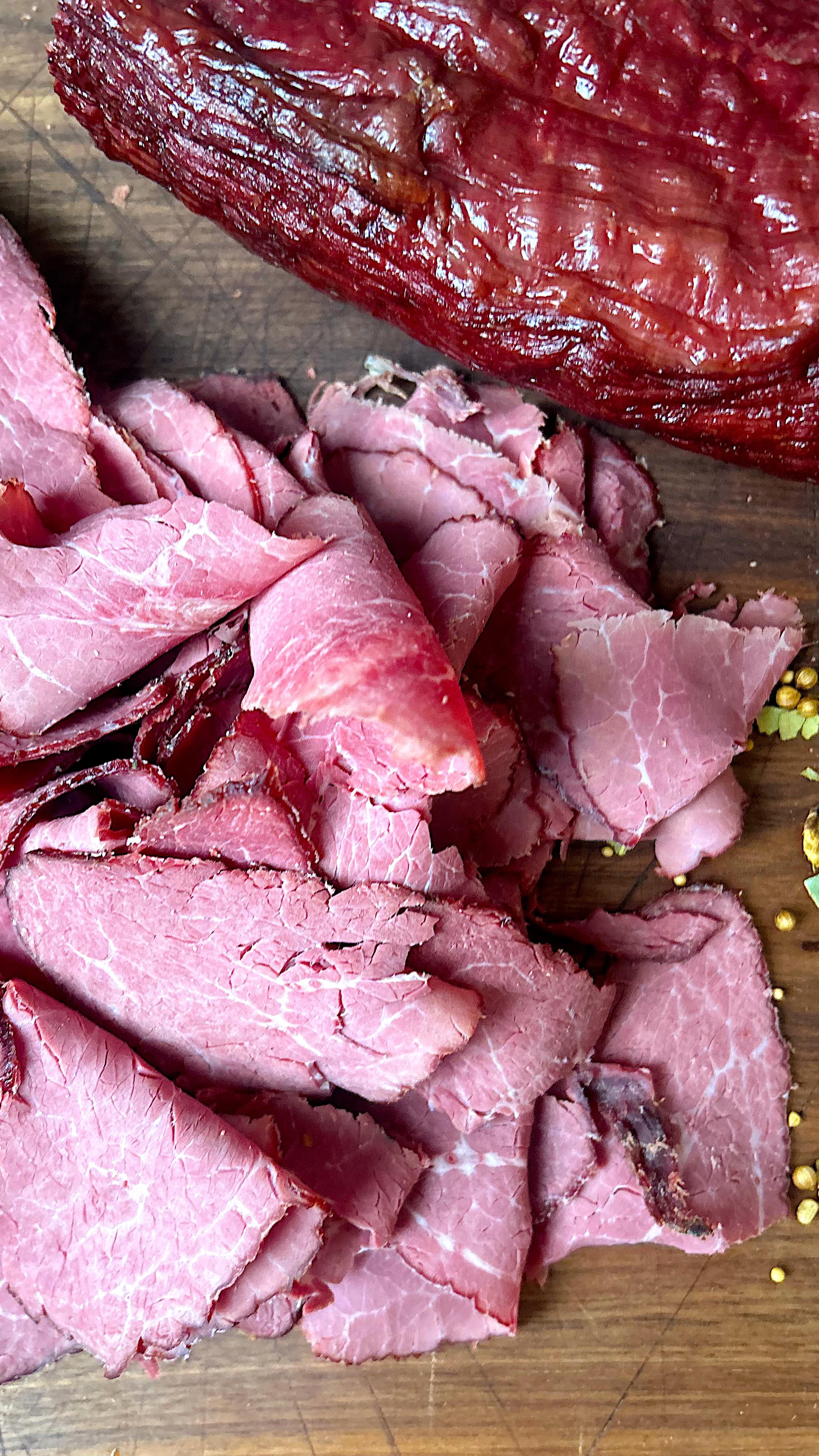 Instagram post by @cmbarndominium for Traeger Grills. Caption reads: If you’re not making pastrami with your game meat....