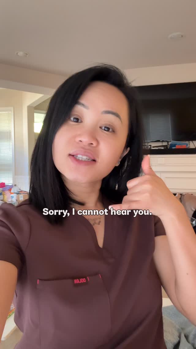 Instagram post by @the.np.mom for DOLAN Scrubs. Caption reads: [...] @shopdolanscrubs in mocha rose
Use code....