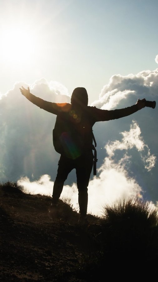 Instagram post by @tanner.price_ for NOMATIC. Caption reads: [...] around Guatemala wearing the new @nomatic....