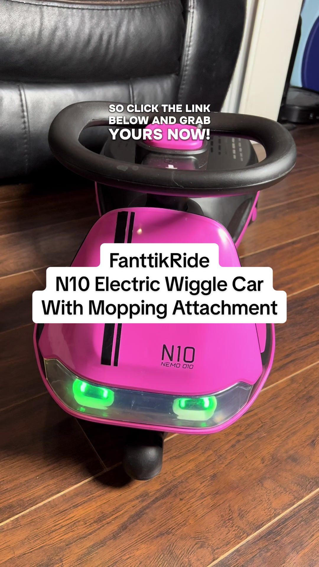 TikTok post by @caitvio88 for Fanttik. Caption reads: [...] compartment under the seat.....