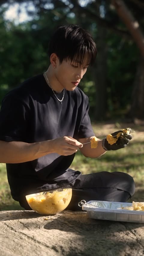 Instagram post by @kennylsong for Dairy Farmers of Ontario. Caption reads: Yogurt marinated chicken skewers are a whole vibe....