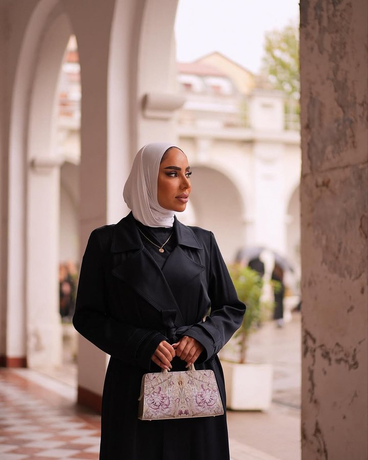 Instagram post by @justfatema for Etienne Aigner AG. Caption reads: Had the pleasure to attend @aignermunich show....