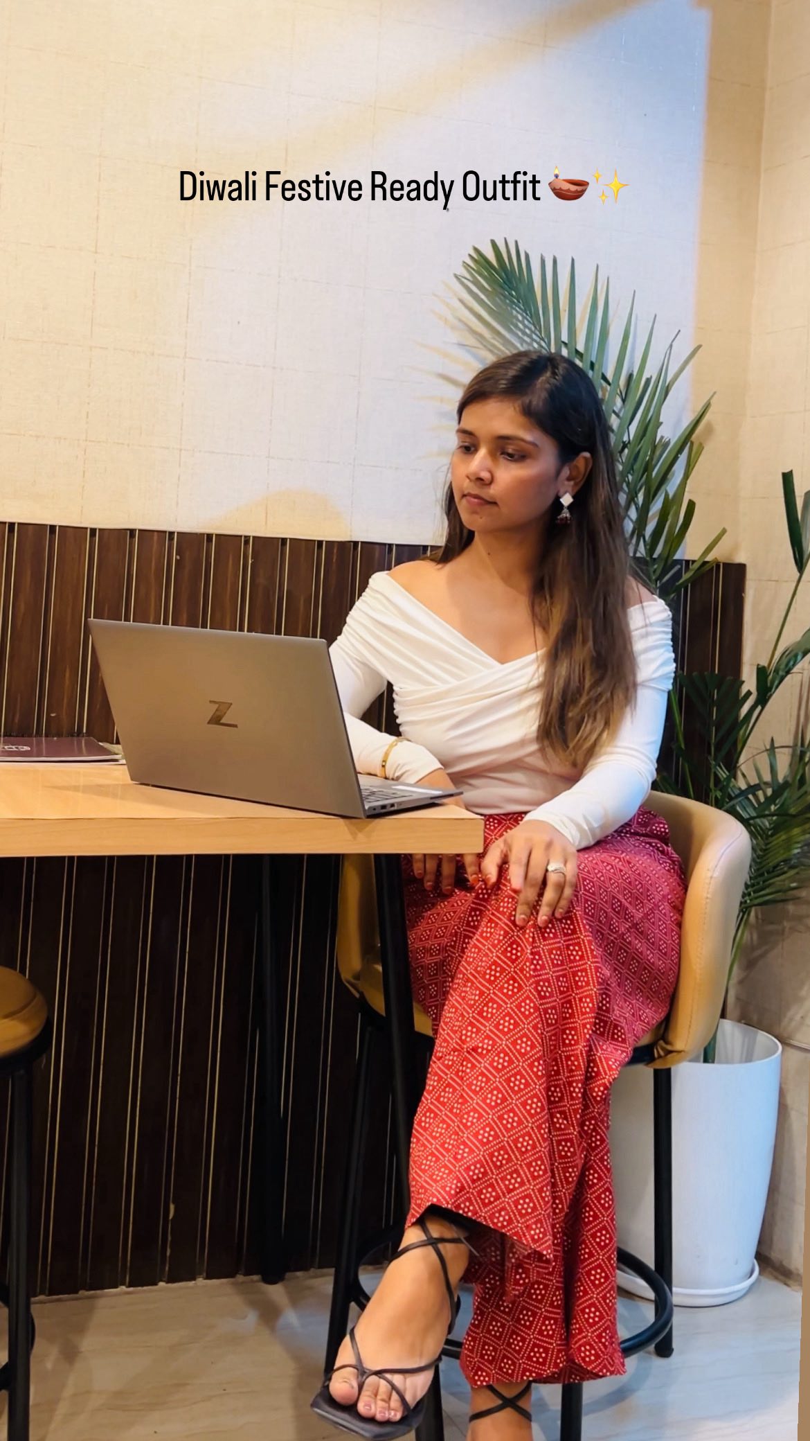 Instagram post by @shailjamishra__ for Go Colors. Caption reads: When Diwali meets deadlines, the big question is....