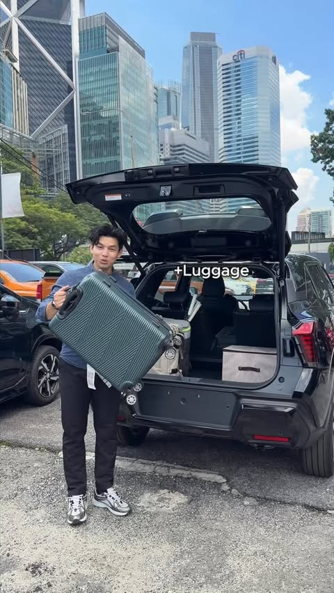Instagram post by @omarynik for Mitsubishi Motors. Caption reads: [...] dalam, rasa macam dekat rumah 😄....