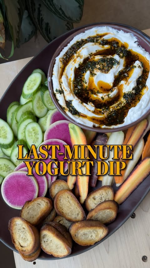 Instagram post by @foodbaby.bklyn for Food52. Caption reads: When guests are on the way and you have nothing to....