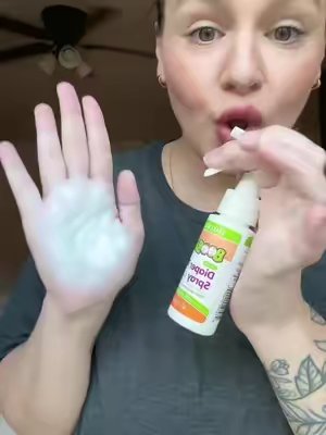 TikTok post by @shelbyburnett for Boogie Wipes. Caption reads: @Boogie Brand The go to baby essential I grab for....