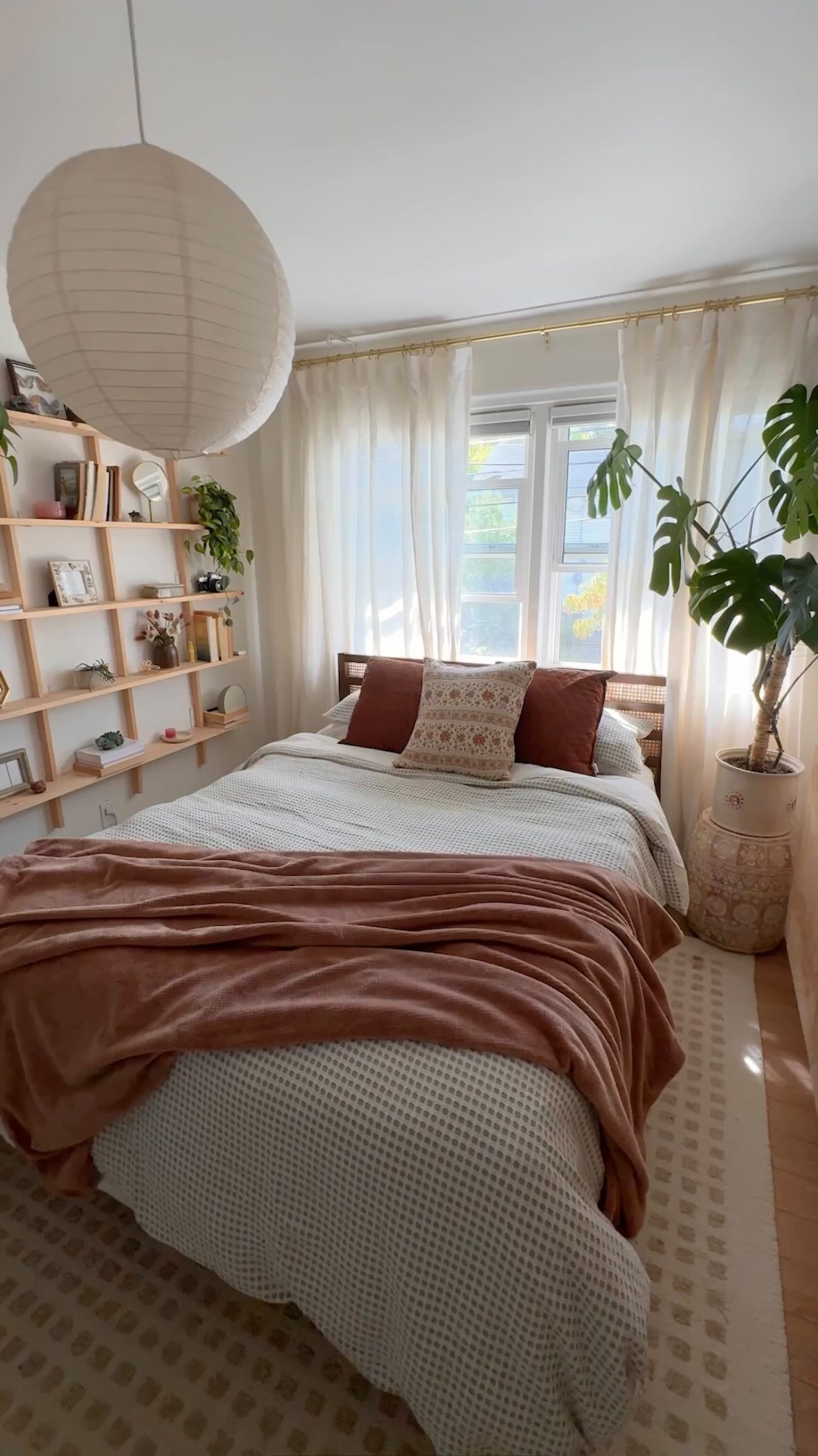 Instagram post by @nataliedoef for HomeSense. Caption reads: Too many options? Never! Come with me to build my....