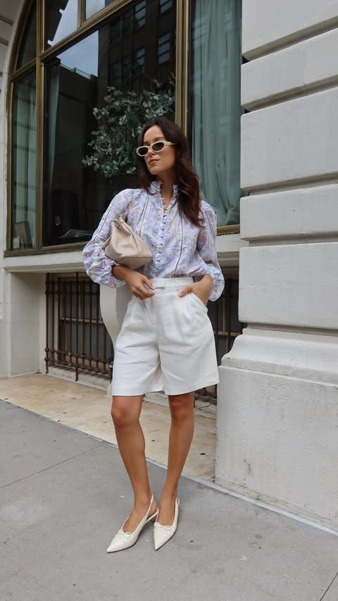 Instagram post by @rutaenroute for Ann Taylor. Caption reads: [...] soft spring to the streets of NYC with....