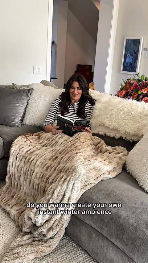 Instagram post by @rhoc_emilysimpson for Air Wick US. Caption reads: #AirWickPartner Getting the house ready for the....