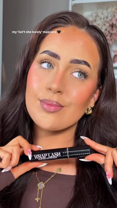 Instagram post by @itsheatherbell for Makeup Revolution. Caption reads: Forever my it mascara 🖤✨ from @makeuprevolution....