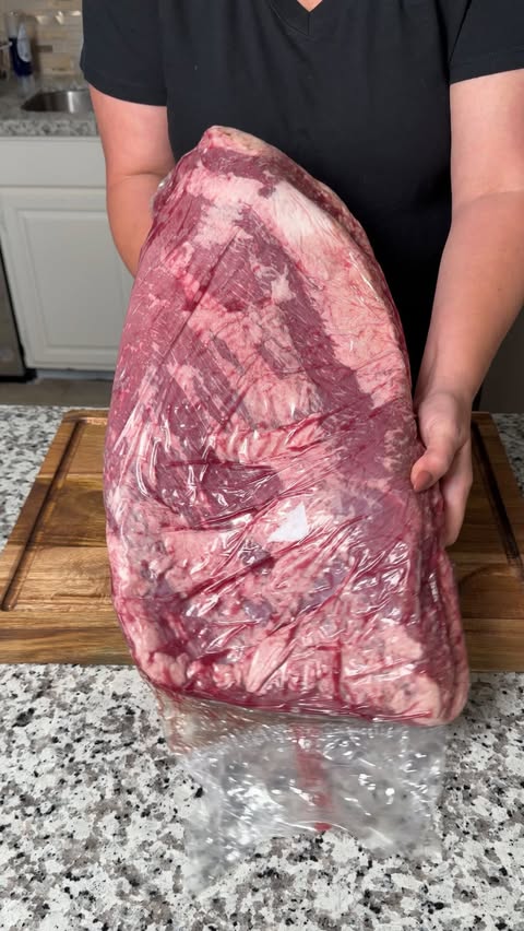 Instagram post by @marriedtobbq for Dawn. Caption reads: My son wants brisket #DawnPartner But first, I....