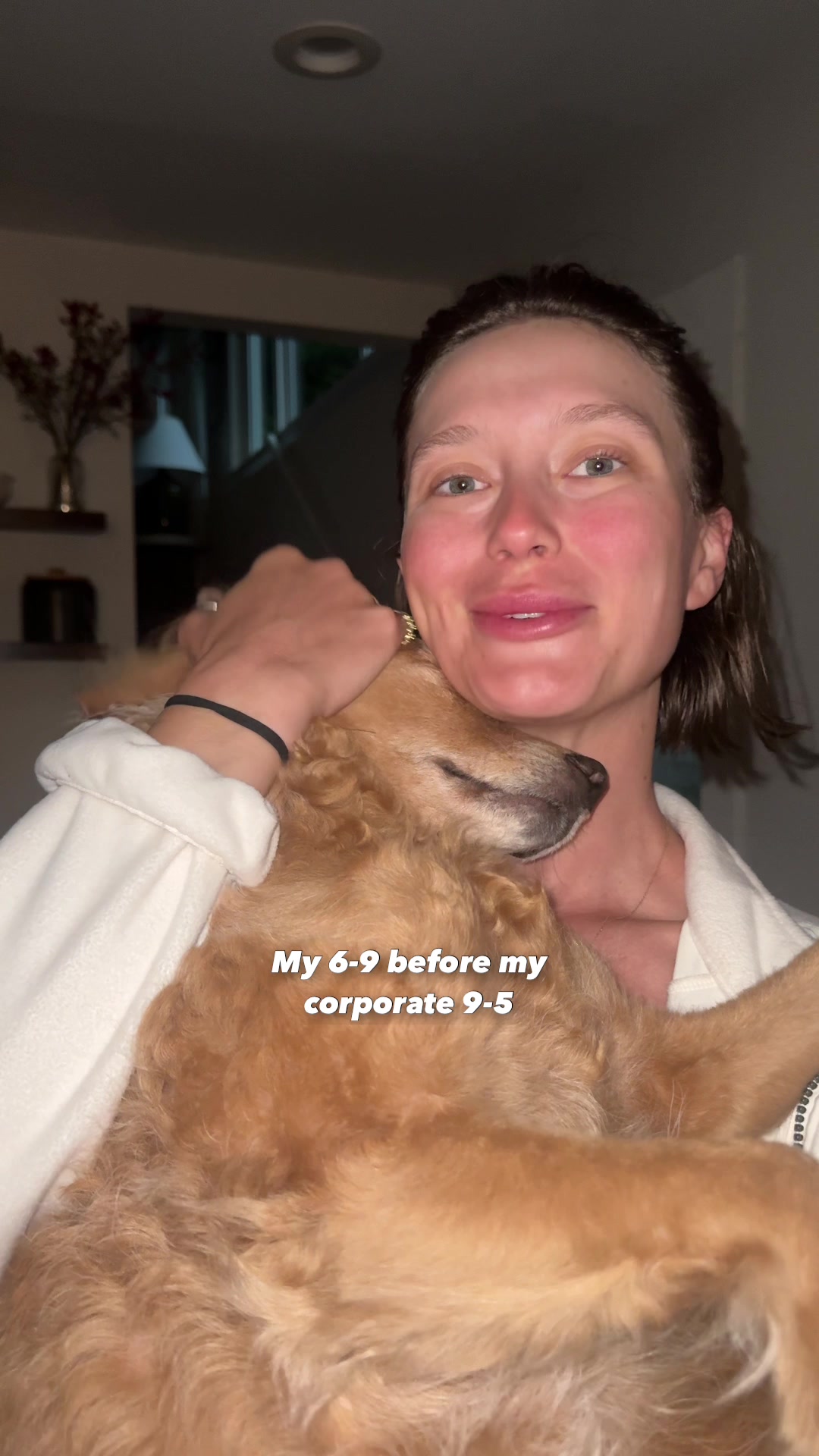 TikTok post by @laureise for Open Farm Pet. Caption reads: [...] his next adventure with mom and dad. @Open....