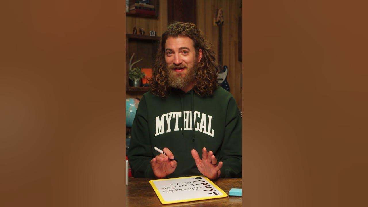 YouTube post by @GoodMythicalMORE for Mythical. Caption reads: [...] - Subscribe to GMMORE: This is Good Mythical....