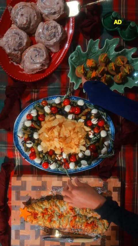 Instagram post by @solsnack for Amazon Fresh. Caption reads: #ad The holidays can get so loud. Lists, errands,....