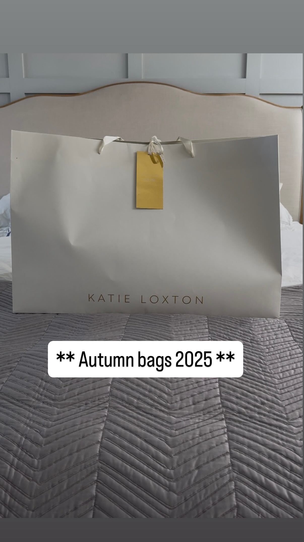Instagram post by @oh.my.style_ for Katie Loxton. Caption reads: ** #AFF links with @katieloxton **
** Use code....