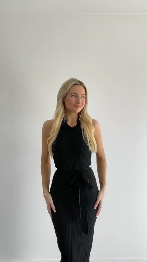 Instagram post by @tobie.jean for Ally Fashion. Caption reads: LBD 🖤 entire fit from @allyfashion DC “tobie10”....