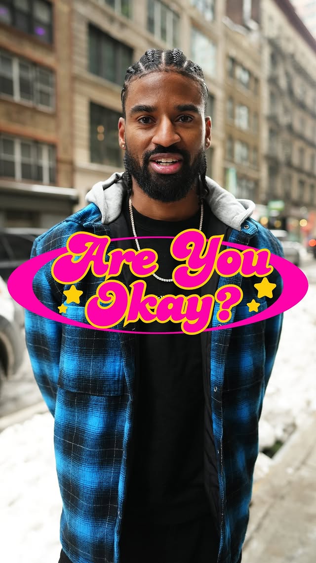 Instagram post by @areyouokayshow for Audible. Caption reads: [...] mess up the pages of an audiobook 🧠....