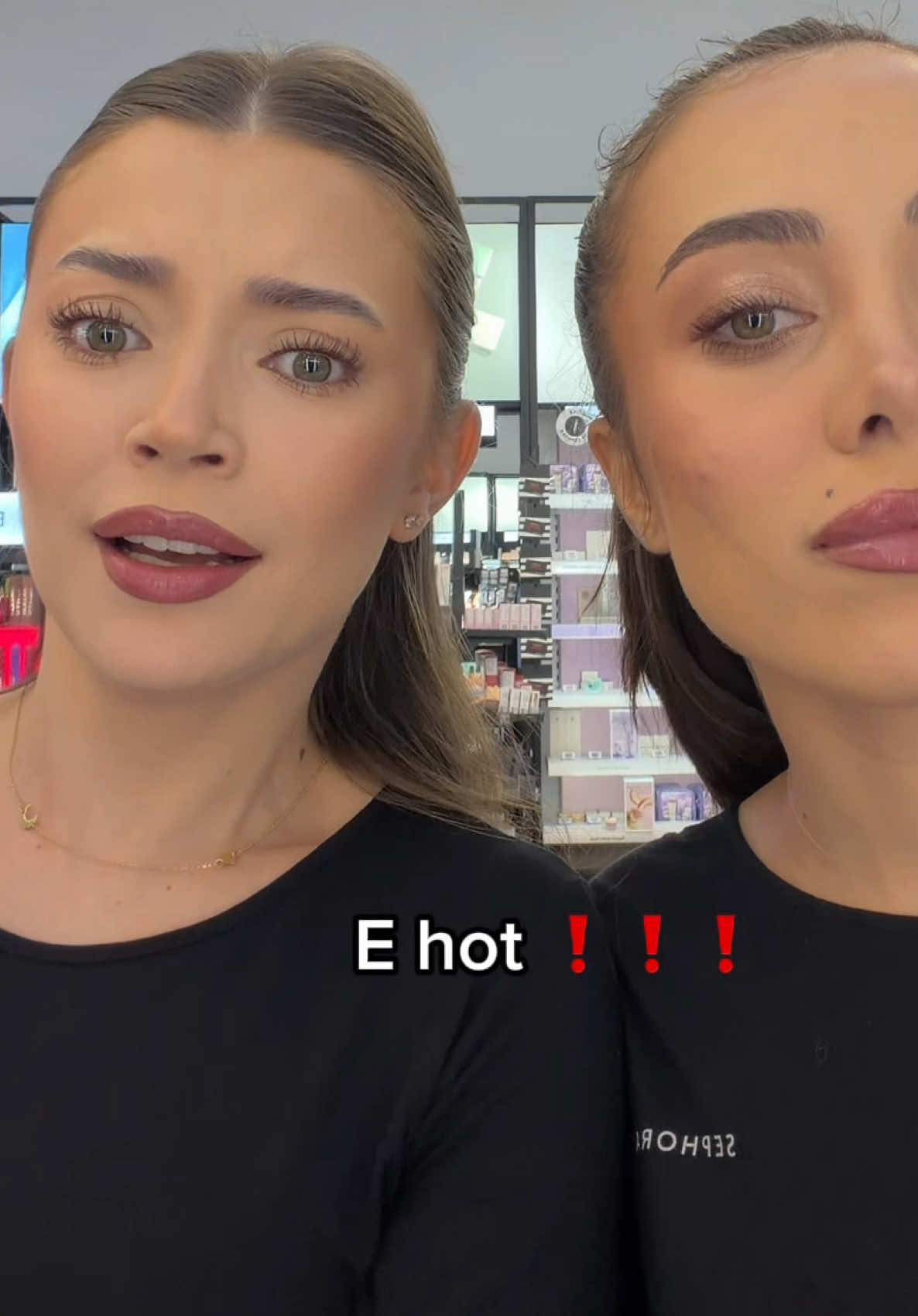 TikTok post by @sephora.romania for TABASCO. Caption reads: @TABASCO BRAND x @Sephora Collection 🌶️🔥 [...].