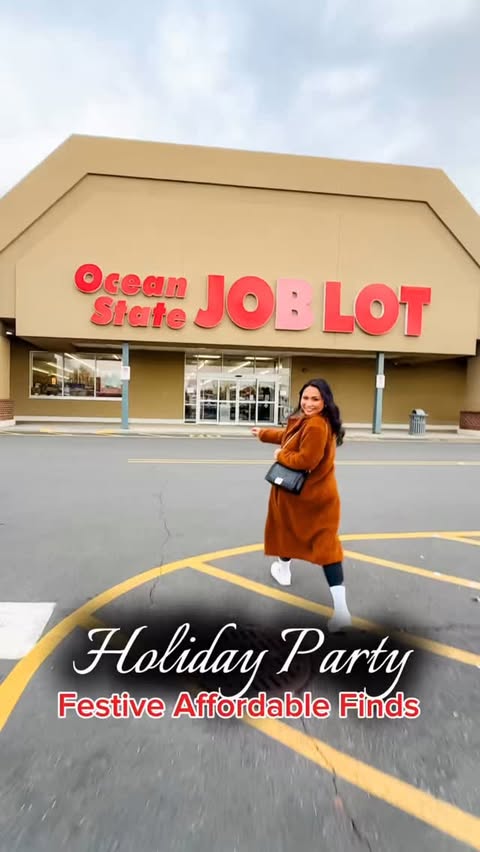 Instagram post by @claudia__pel for Ocean State Job Lot. Caption reads: 🎄🎅🏼💸Friendsmas on a BUDGET?! Say less!

Picked....