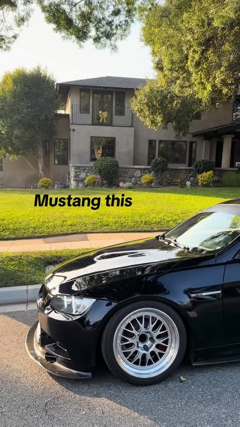 Instagram post by @sloww_m3 for BlackVue. Caption reads: [...] 📸: @aidan_d.c sponsors: @carbonklasse....