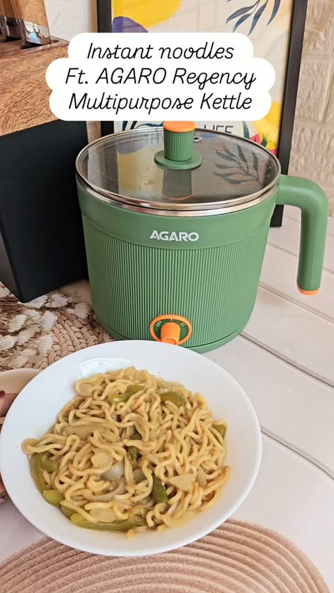 Instagram post by @gourmet.bunny for AGARO Lifestyle. Caption reads: [...] Comment AGARO for link #AGARO....