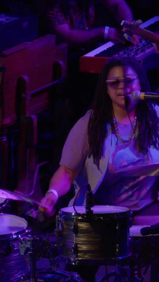 Instagram post by @nikkidrums for Zildjian India. Caption reads: 🥁 @nikkidrums from the 2025 Zildjian Jam at....