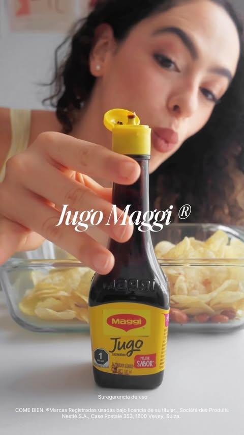 Instagram post by @annaenciso95 for Recetas Nestlé. Caption reads: [...] #InseparablesconMaggi #publicidad....