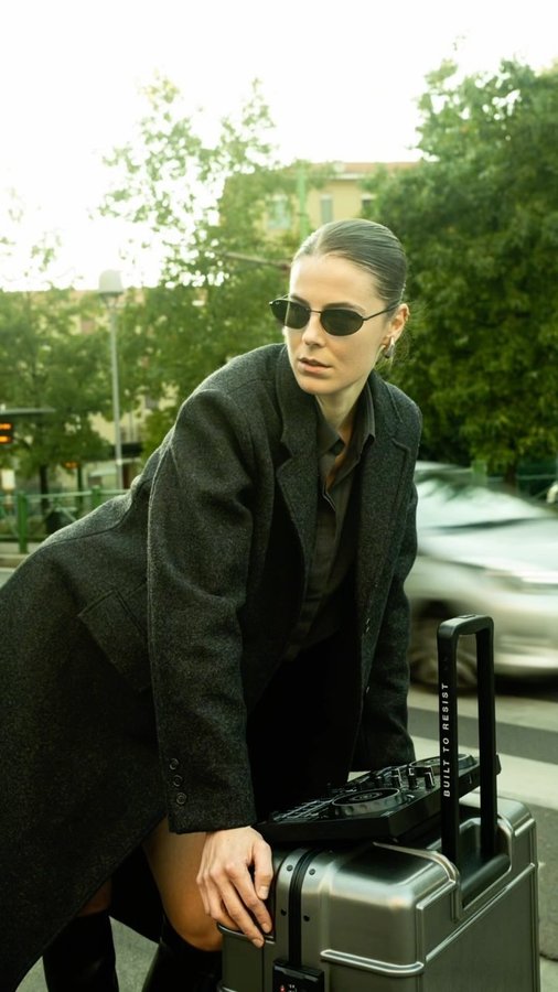 Instagram post by @edoardo_girardin for Eastpak. Caption reads: STREET PHOTOGRAPHY / EKATERINA
#meandmyeastpak....