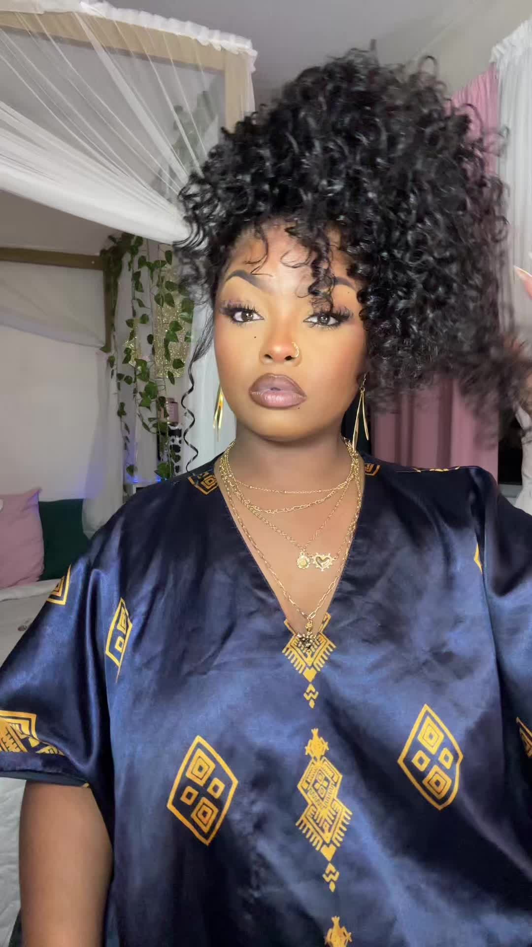 TikTok post by @kolorsbymolly for Ashimary Hair. Caption reads: @Ashimary Hair Beauty  @Ashimarywig  Never miss .
