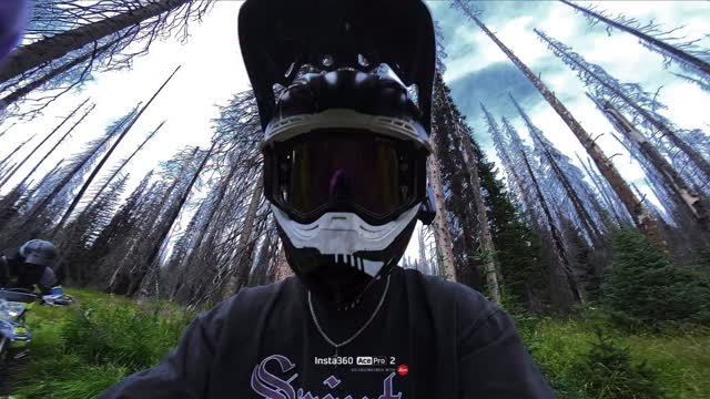 Instagram post by @koki_films for Insta360. Caption reads: Enduro with the Ace Pro 2
- use code “KOKI” 
-....