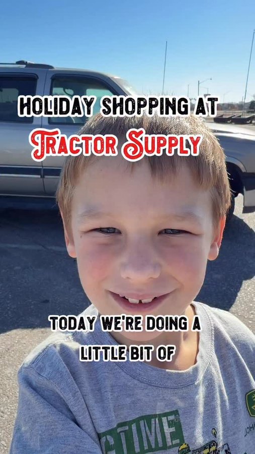 Instagram post by @theshilohfarm for Tractor Supply. Caption reads: @tractorsupply is the perfect stop for all your....