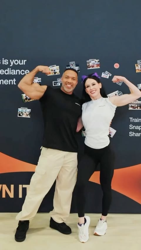 Instagram post by @andreadams_official for Speediance. Caption reads: [...] #cesexpo Las Vegas ✨
Stopped by the....