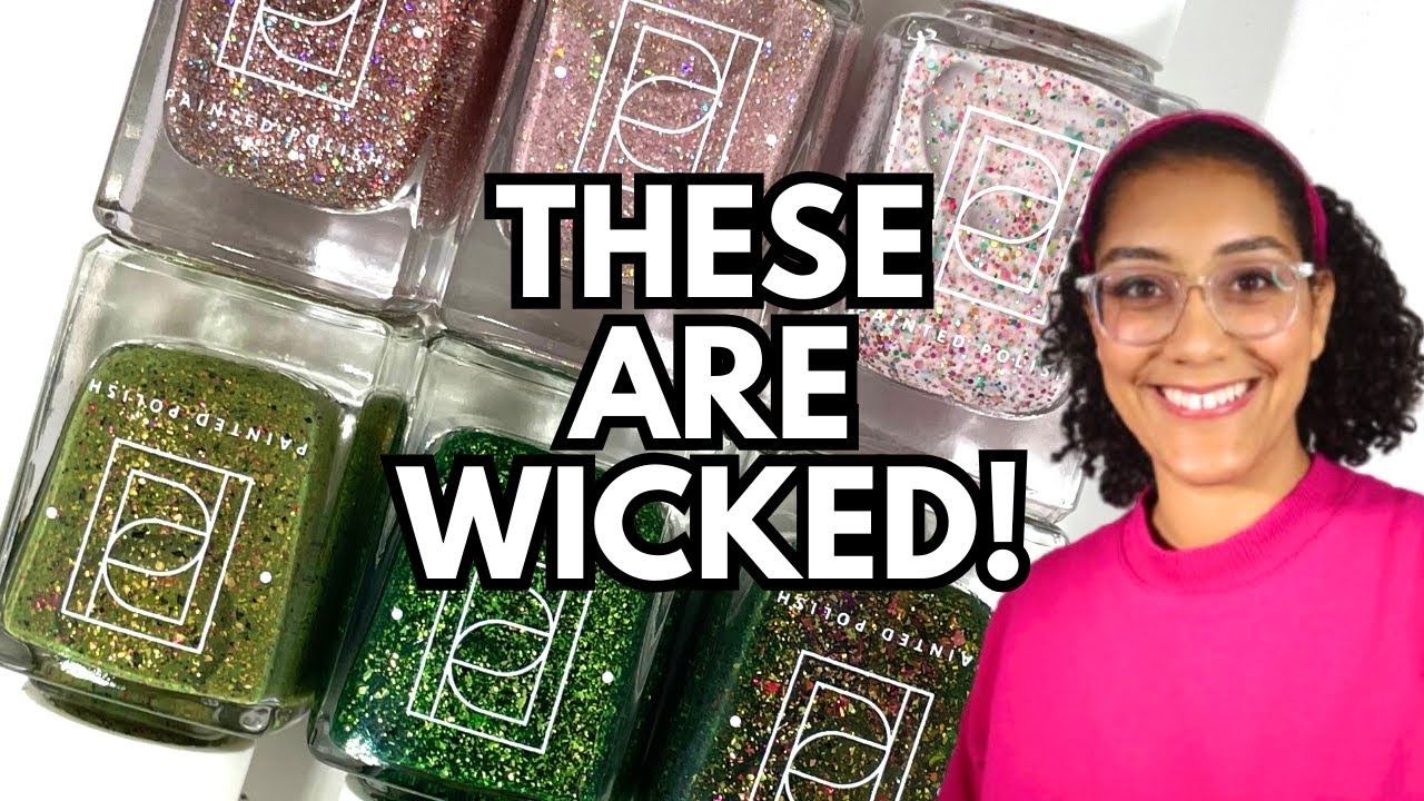 YouTube post by @PolishwithRae for Beyond Polish. Caption reads: Painted Polish Wicked 2025 │ Live Swatch, and....