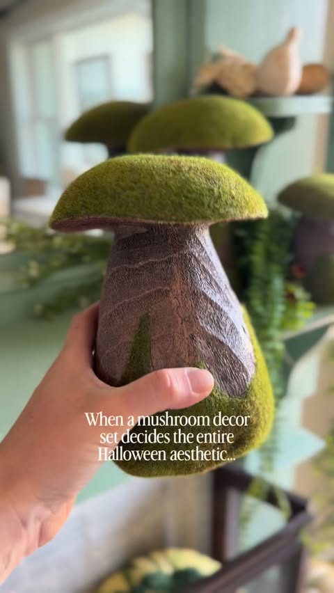 Instagram post by @thevettelfarm for Balsam Hill. Caption reads: [...] 🍄 #ad There’s something about the....
