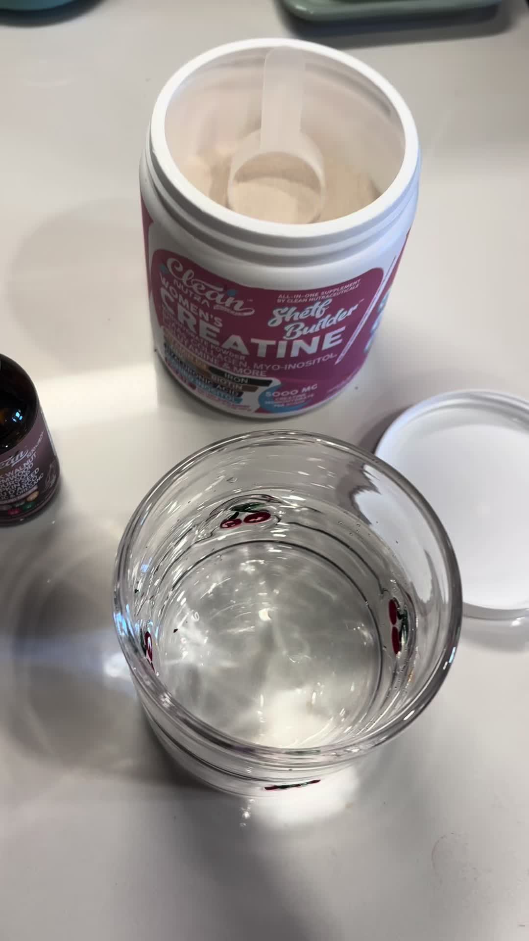 TikTok post by @shannamaste for Clean Nutraceuticals. Caption reads: [...] #cleannutra @Clean Nutra @Clean....