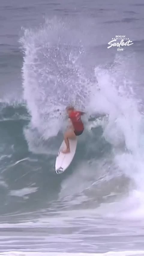 Instagram post by @sophie__mcculloch for World Surf League. Caption reads: @sophie__mcculloch keeping her qualification....