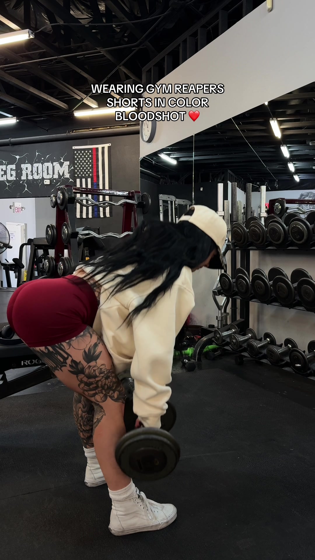 TikTok post by @kylekillla for Gymreapers. Caption reads: [...] gonna feel like I’m poppin in the gym....