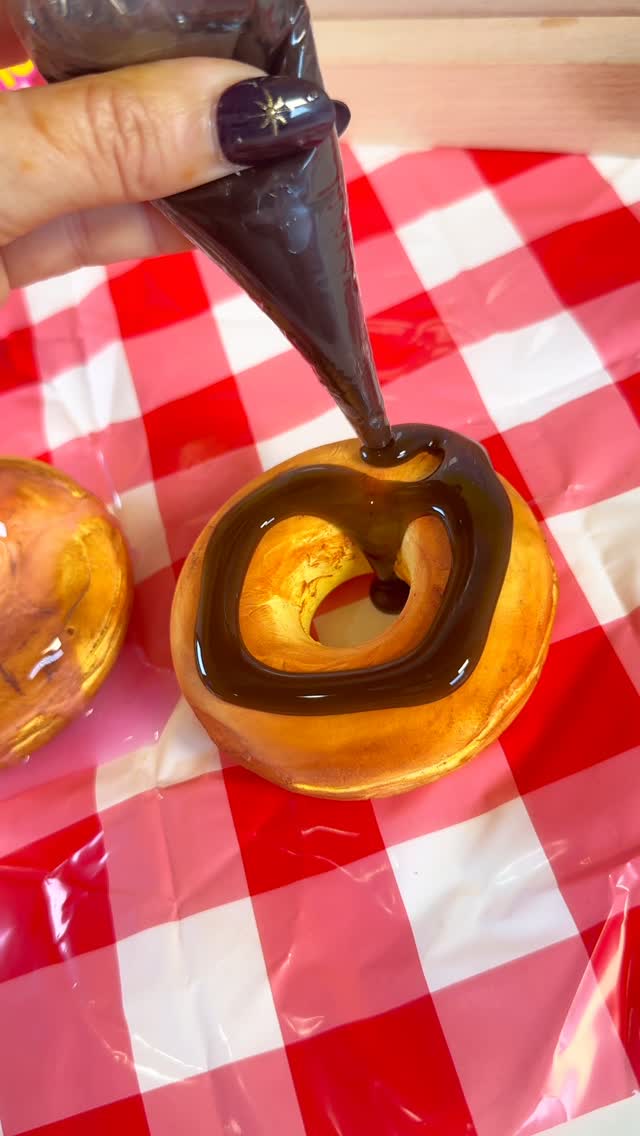 Instagram post by @imasmrcrazy for Zuru Toys. Caption reads: Slime Mart Donuts #asmr #slimemart #gifted.