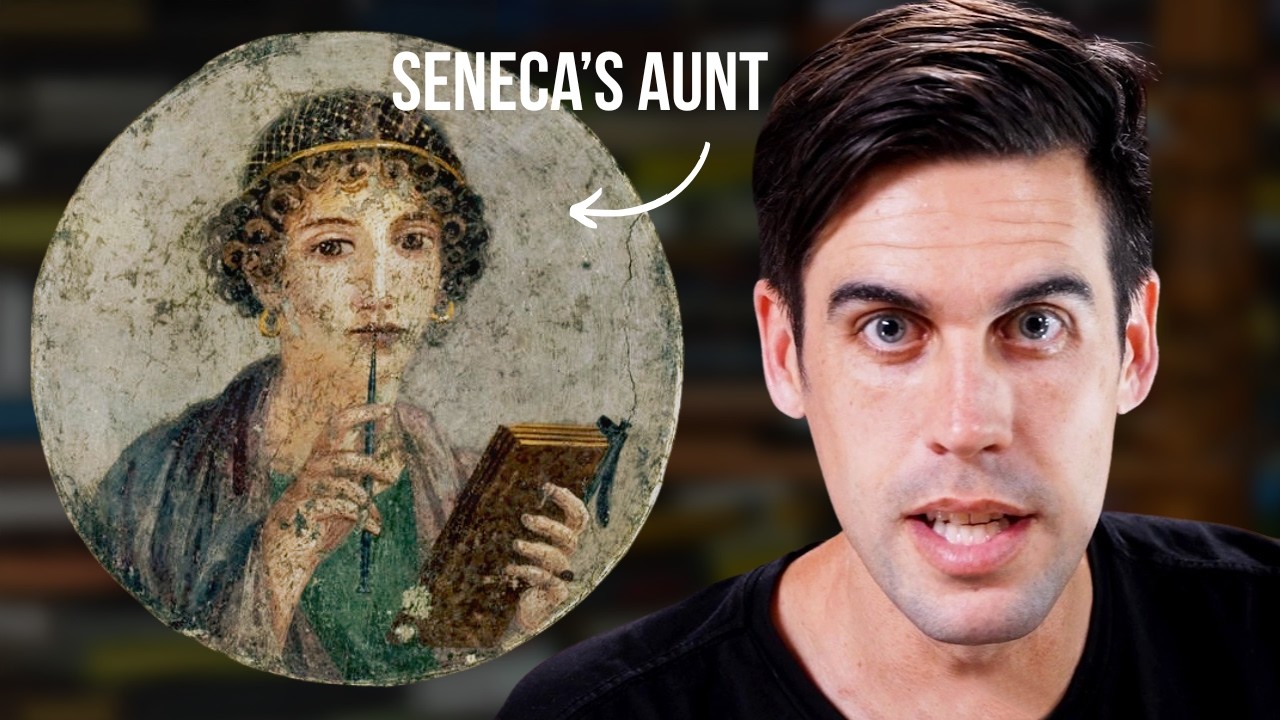 YouTube post by @DailyStoic for Daily Stoic. Caption reads: The Most Powerful Stoic Women In History.