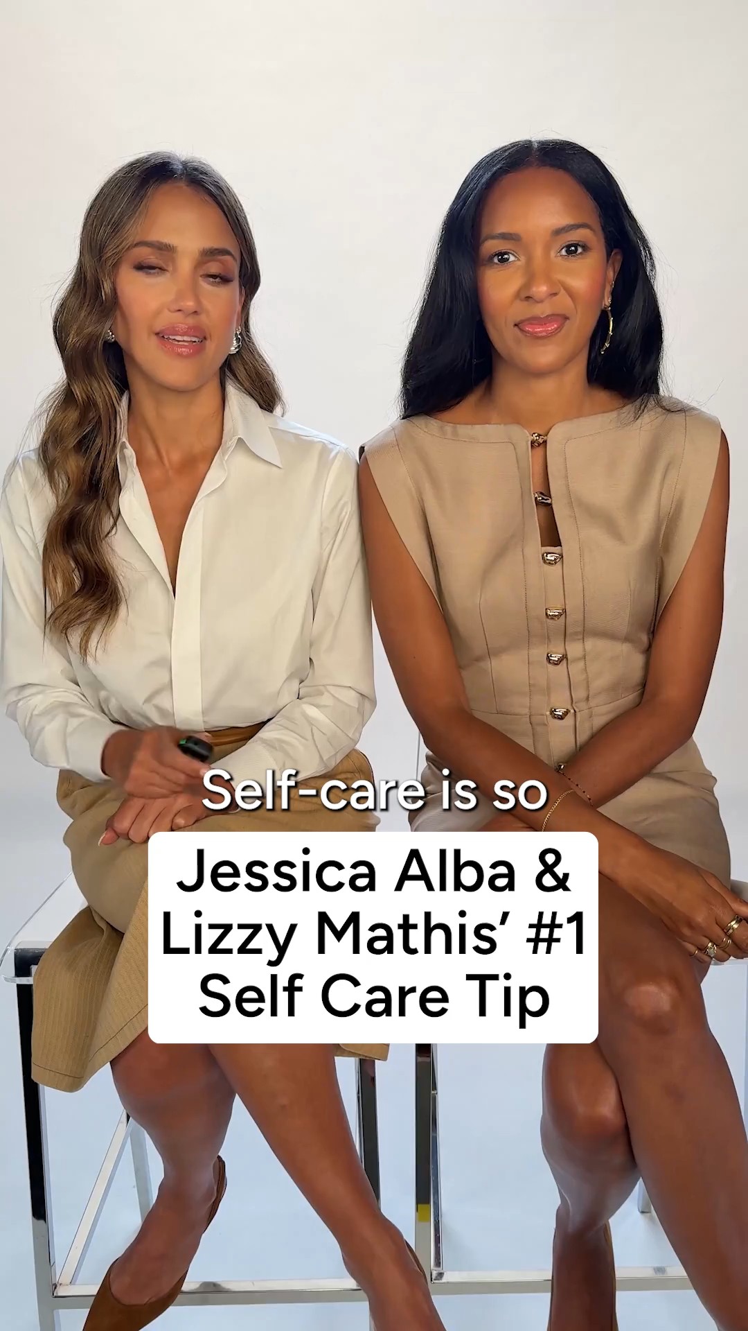 Instagram post by @lizzymathis for Parents. Caption reads: #JessicaAlba and #LizzyMathis share their top tips....