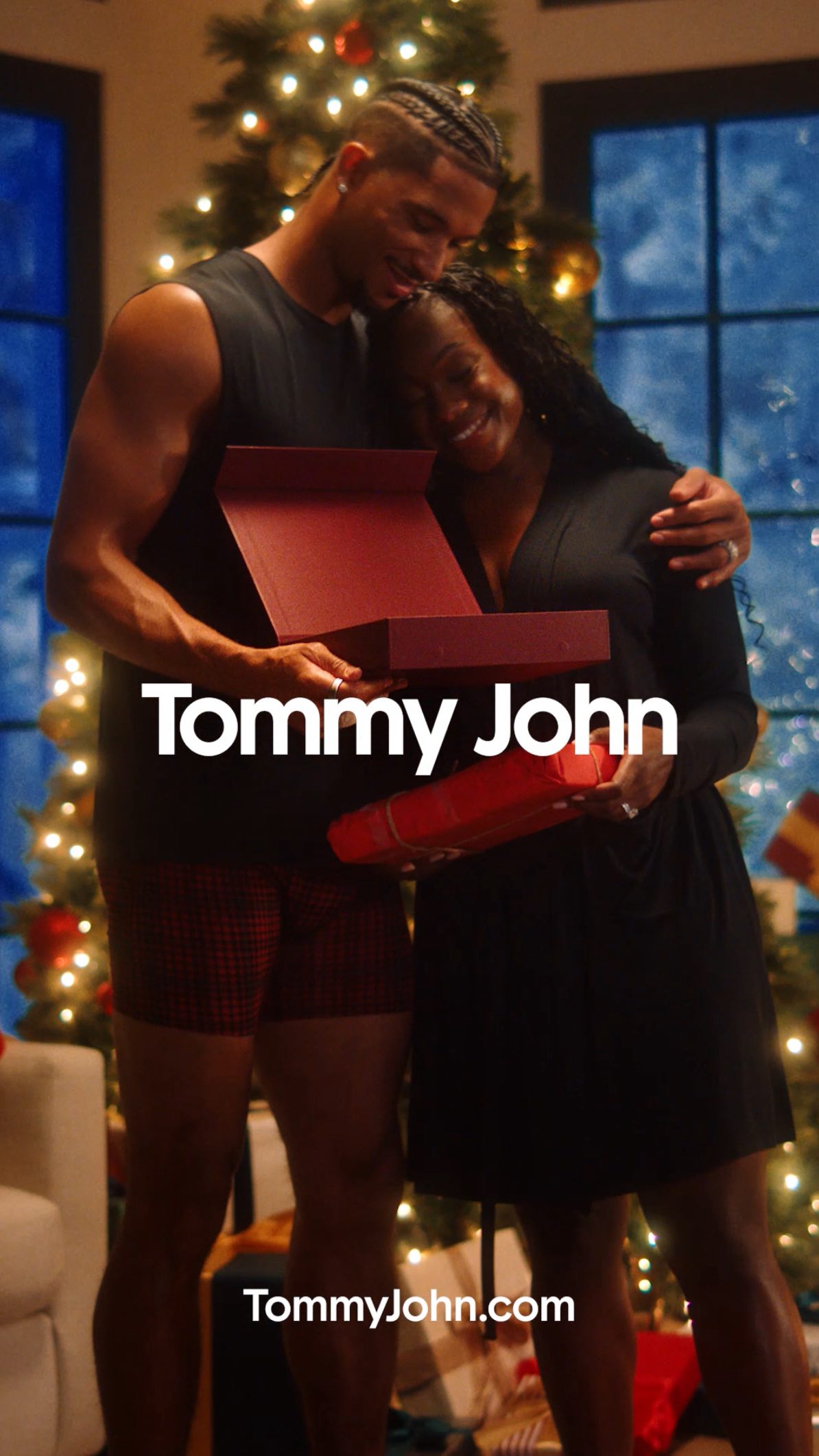 Instagram post by @jhart for Tommy John. Caption reads: Easy to give. Even better to wear. This season’s....