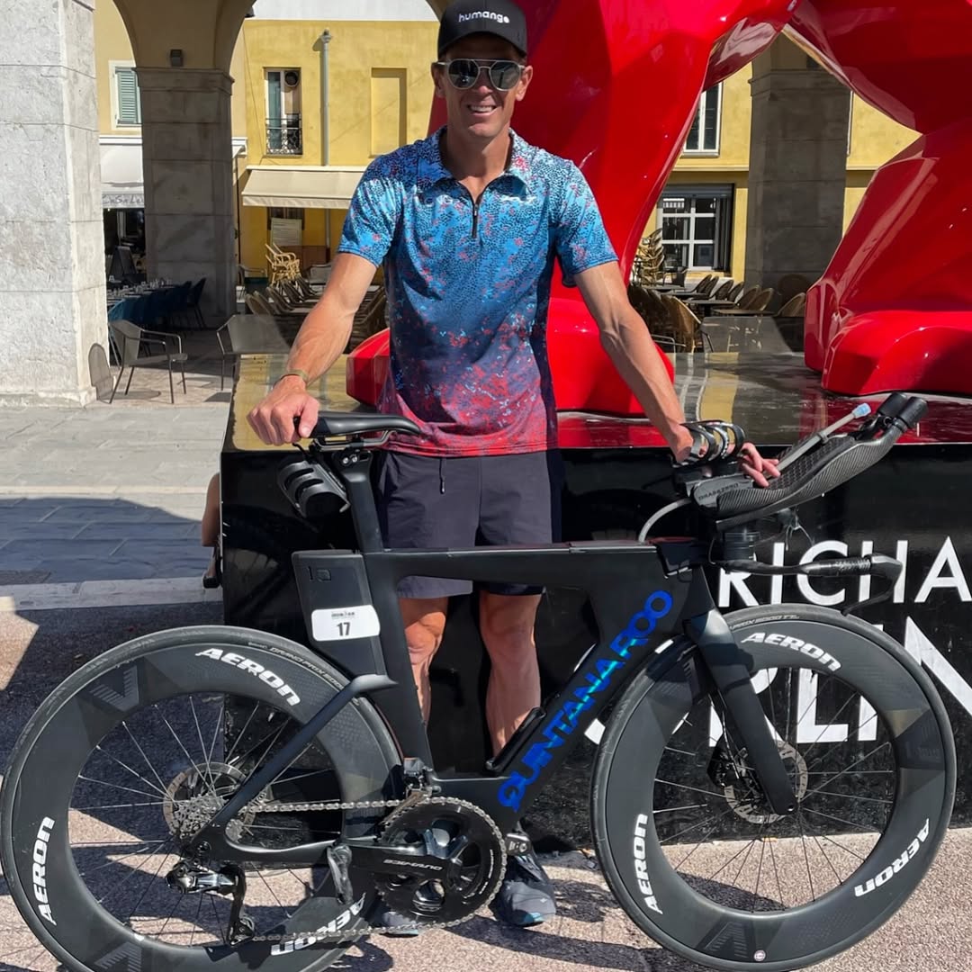 Instagram post by @matthansontri for InsideTracker. Caption reads: [...] a few crashes). Huge thank you to....