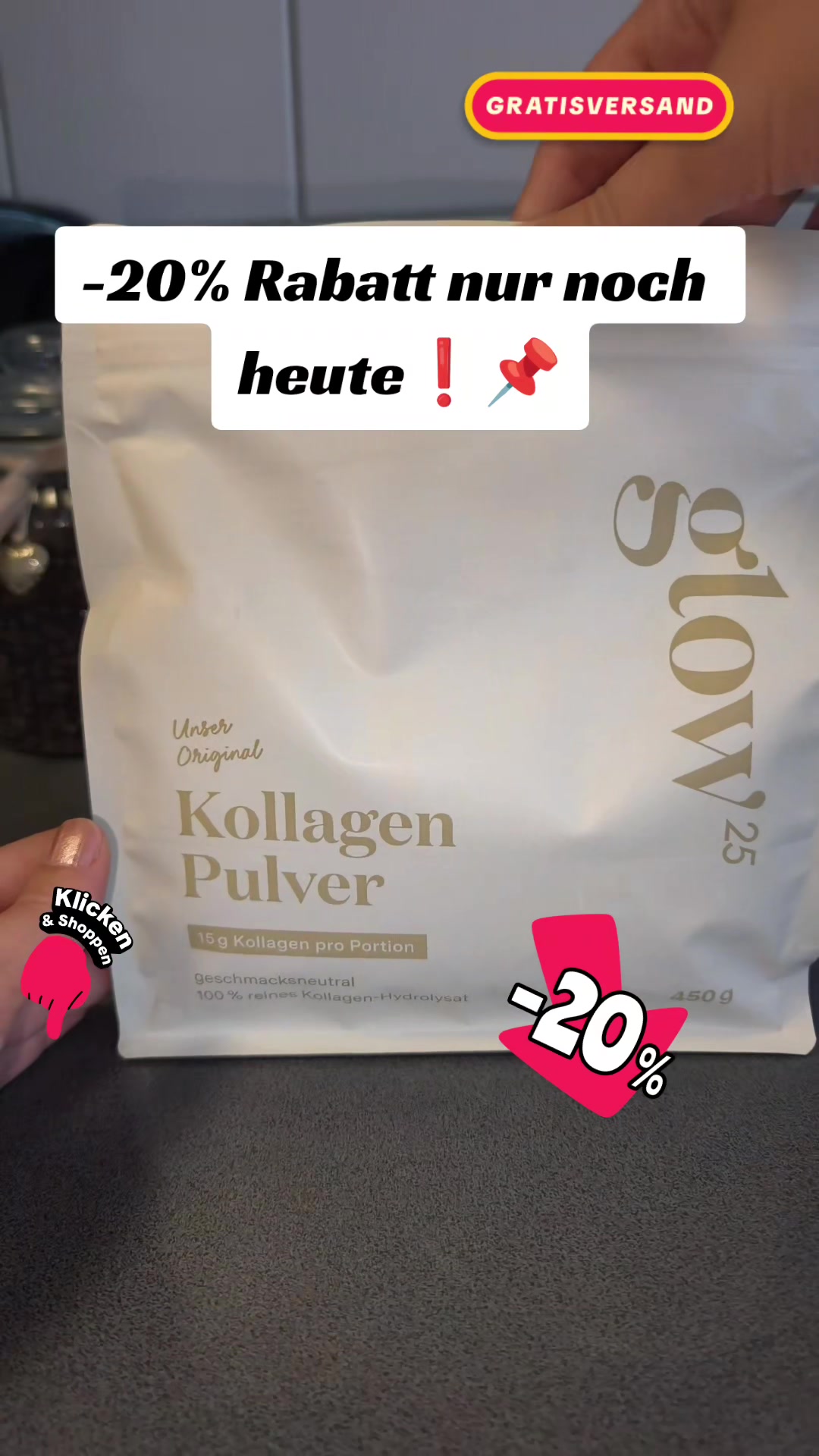 TikTok post by @aylinmooon for Glow25. Caption reads: [...] Angebot endet am Sonntag, den 07.06.✨....