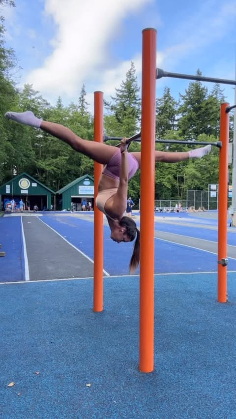 Instagram post by @mirandagfit for Believe Supplements. Caption reads: Lil park flow. Fueled by @believesupplements....